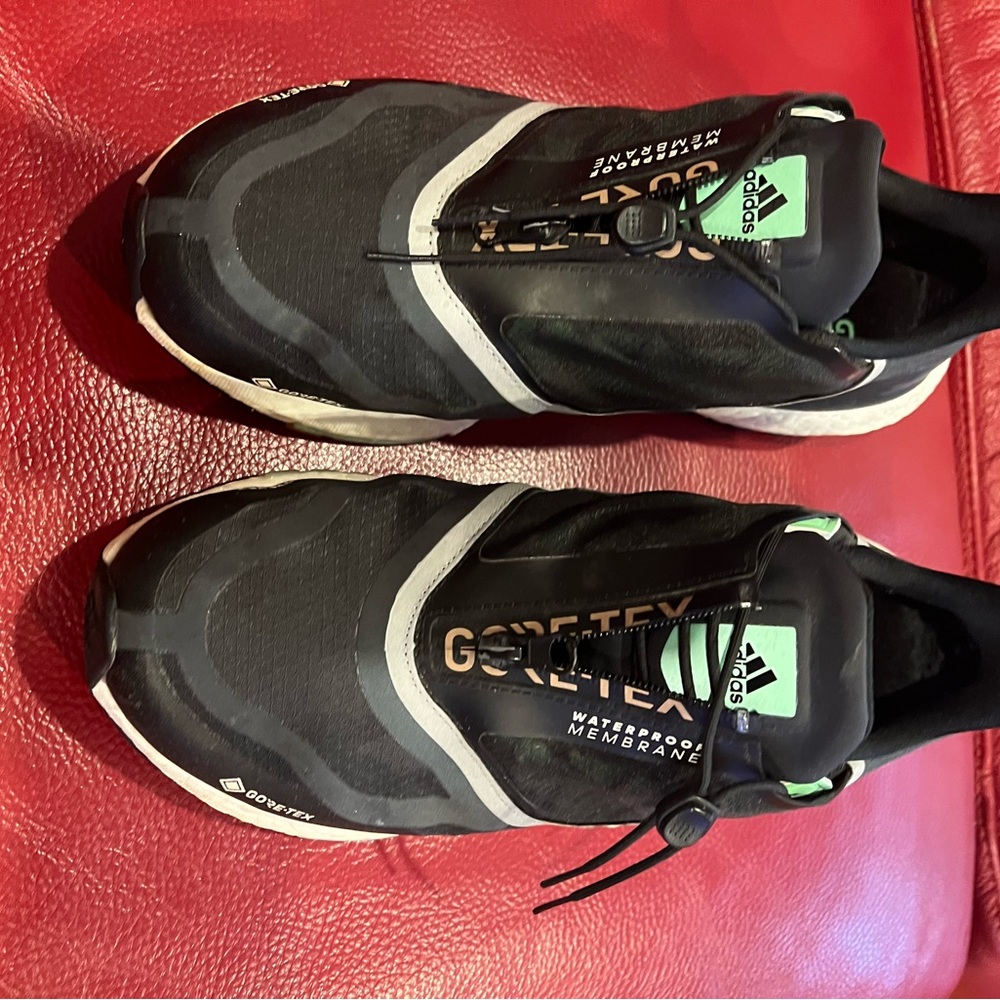 adidas Black and White Athletic Shoes